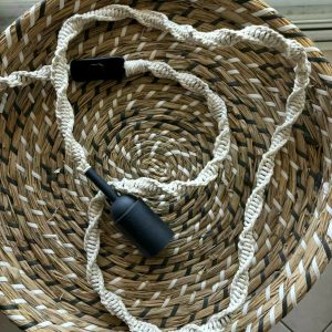 Φωτιστικό μακραμέ Spiral Whip